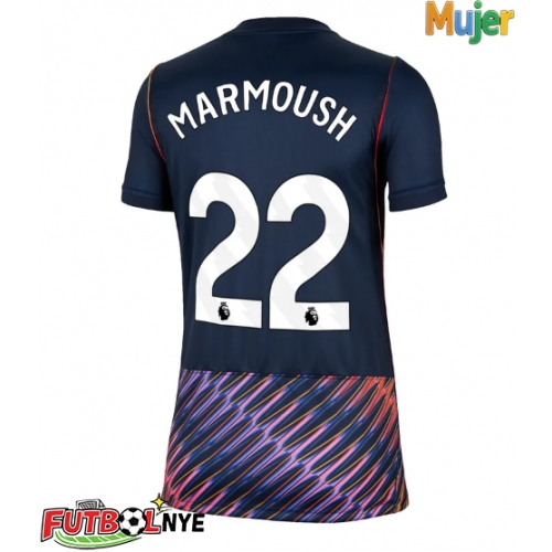 Camiseta Tottenham Hotspur Omar Marmoush #22 Visitante Equipación para mujer 2026-27 manga corta